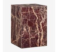 Table d'appoint carrée 35x35 cm en pierre naturelle Aluret