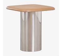 Table d'appoint carrée 40x40 cm Merieines Bois de Mangue ¿50 cm