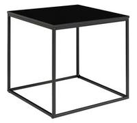 Table d'appoint carrée 45x45 cm noire - IMALA Noir G