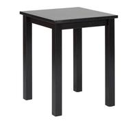 Table d'appoint carrée 45x55 cm en pin massif noir