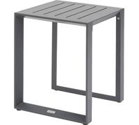 Table d'appoint carrée ALLURE Graphite 44 x 55 cm - Aluminium traité époxy Hespéride