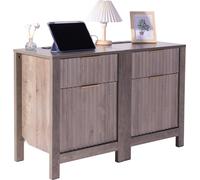 Table d'appoint carrée avec prise USB - set de 2 tables de nuit - table de chevet moderne - idéal pour le salon et la chambre à coucher