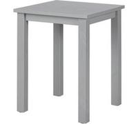 FLIX - Table d'Appoint Carrée Bois Massif Vernis Gris - Altobuy Gris G