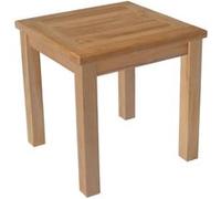 Happy Garden Table d'appoint carrée en teck Java 45 cm