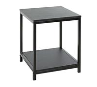 Table d'Appoint Carrée "Longo" 50cm Noir