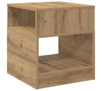 Table d'appoint chêne Artisan 40,5 x 40 x 45 cm | Rangement intégré, entretien facile avec un chiffon humide, design minimaliste, structure robuste en bois