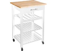 Table d'appoint "Claude" blanc H88 cm - Atmosphera créateur d'intérieur
