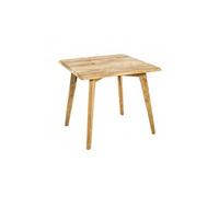 Table d'appoint coloris chêne en bois - L 45 x P 45 x H 45 cm --