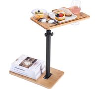 Table d'appoint compacte pour canapé - Table moderne avec espace de rangement pour le salon, la chambre à coucher, surface de rangement pratique