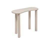 Table d'appoint console coloris ivoire - Longueur 100 x largeur 40 x Hauteur 80 cm - -