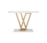 Table d'appoint Console d'entrée, table de couloir, meuble de salon Table console(Blanc)