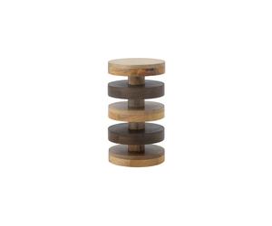 Table d'appoint D25xH45 cm en manguier marron FSC®100% Franka