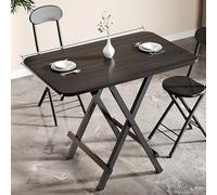 Table D'appoint De Camping Portable, Table De Portable Pliante En MDF, Table De Pique-nique Portable Légère En Acier Au Carbone Pour Cuisiner, Pique-niquer, Camper, Bateau, Voyage(Nero,80x80x74cm)