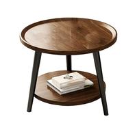 Table D'appoint De Canapé De Salon à Domicile, Petite Table Ronde Créative et Simple, Conception de Rangement Ouvert, Adaptée Au Bureau, Au Salon, Au Salon De Thé