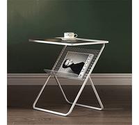 Table d'appoint de canapé Europe du Nord, Petite Table d'appoint légère et Luxueuse, Table Basse créative en métal, Porte-revues sur Pied, pour Chambre, Salon, Balcon (di