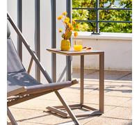 Hespéride - Table d'appoint de Jardin Evasion 38x38cm café