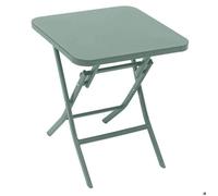 Hespéride - Table d'appoint de jardin Greensboro carrée 40x40 cm acier traité époxy vert olive