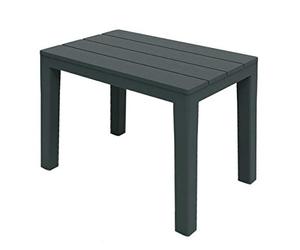 Table d'appoint de jardin - En plastique - Anthracite - 60 x 39 x 45 cm | plastique, table de jardin, table de balcon