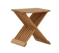 Table d'Appoint de Jardin en Teck "Ghana" 43cm Naturel