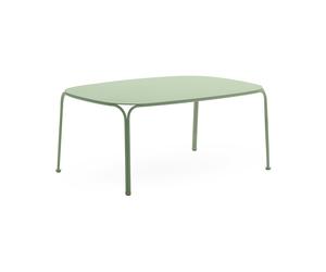 Table d'appoint de jardin Hiray LxWxH 90x59x38cm