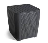 Table d'appoint de jardin Luzon - Keter - Graphite - Résine - 39x39x43 cm