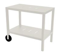 Table d'appoint de jardin Quiberon aluminium base