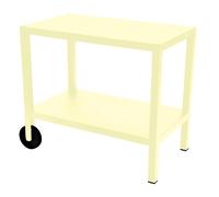 Table d'appoint de jardin Quiberon aluminium base