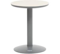 Hespéride Table d'appoint de jardin Soletia pierre frittée Ø40 cm Gris graphite