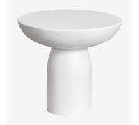 Table D'appoint De Jardin Ronde Ø50 Cm En Ciment Zenadia