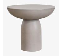 Table D'appoint De Jardin Ronde Ø50 Cm En Ciment Zenadia