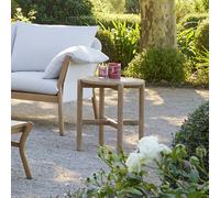 Table d'appoint de jardin ronde DEONA Acacia 50 x 54 cm - certifié FSC® Hespéride