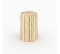 Table d'appoint de jardin ronde en rondins de teck D30 cm - Imani - Rendez-Vous Déco