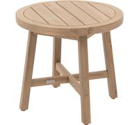 Table d'appoint de jardin ronde PAPOUASIE Acacia 55 x 51 cm - certifié FSC® Hespéride