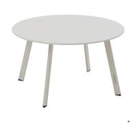 Table d'appoint de jardin ronde ""Saona"" argile 70 x 40cm en acier - Hespéride