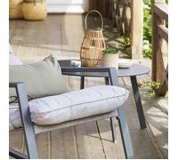 Hespéride - Table d'appoint de jardin Saona - ronde graphite 70×40 cm - acier traité époxy