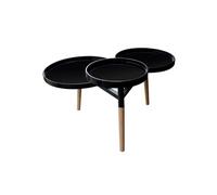Table d'Appoint Déco "Butler" 86cm Noir