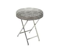 SAMARA - Table d'Appoint Décorative D48cm en Métal Argenté Pied Pliable - Altobuy Gris https://www.fnac.com/mp50220888/SAMARA-Table-d-Appoint-Decorative-D48cm-en-Metal-Argente-Pied-Pliable-Altobuy/w-4?oref=fe334b7f-f62a-8b3d-5794-5b7dfb9b95e8