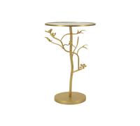 Table d'Appoint Design "Birds" 60cm Or