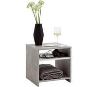 Table d'Appoint Design "Dlind" 39cm Gris Gris G