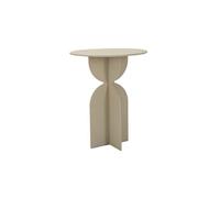 Table d'Appoint Design "Dune" 58cm Crème