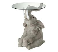 Table d'Appoint Design ""Éléphant"" 63cm Gris