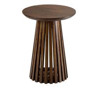 Table d'Appoint Design en Bois ""Vincent"" 40cm Marron
