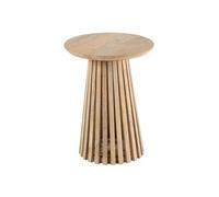 Table d'Appoint Design en Bois "Vincent" 40cm Naturel Marron G