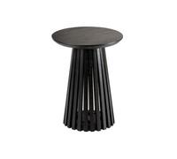 Table d'Appoint Design en Bois "Vincent" 40cm Noir