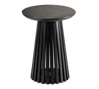 Table d'Appoint Design en Bois "Vincent" 40cm Noir