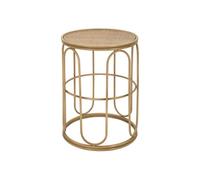 Mauro Ferretti Table d'appoint Samui – design en rotin 55 cm Naturel