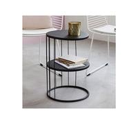 Table d'appoint design et originale en métal Doré H 52 cm