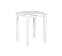 Table d'Appoint Design "Garyo" 55cm Blanc Laqué
