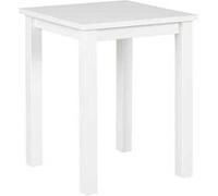 Table d'Appoint Design "Garyo" 55cm Blanc Laqué Blanc G