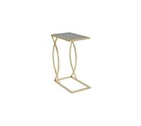 Table d'Appoint Design ""Glam"" 60cm Noir & Or